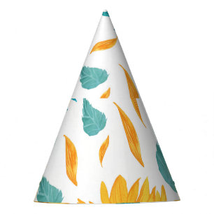Chapéu De Festa Aquarela Girassóis: Impressão de Verão