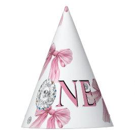 Chapéu De Festa Arco de coquete rosa-faísca 1rua