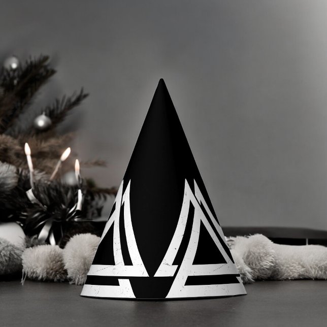 Chapéu De Festa Arte de Triângulo Viking (triangle art Paper party hat, Kids,adults,party birthday hat,Baby Shower,wedding,celebration hat)