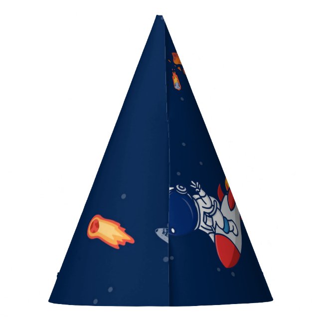 Chapéu De Festa Astronauta Space Adventure Hats - Boys Birn (Verso)