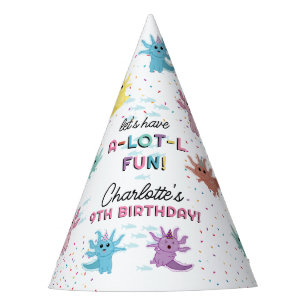 Chapéu De Festa Axolotl Kids Festa de aniversário de salamandra