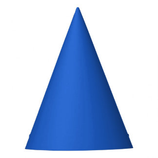 Chapéu de festa azul de zelador