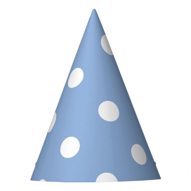 Chapéu de Festa Azul Periwinkle (Frente)
