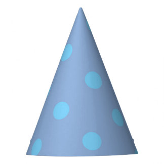 Chapéu de Festa Azul Periwinkle sobre Azul