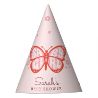 Baby Girl Pink Butterfly Baby Gift Chá