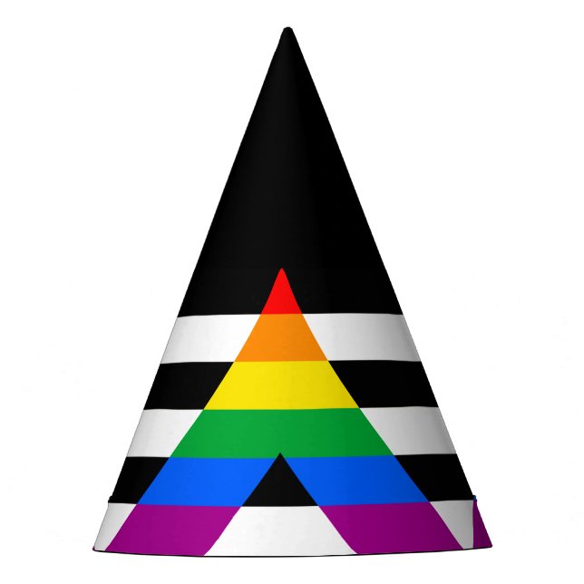 Chapéu De Festa Bandeira Aliada LGBTQ+ (Frente)