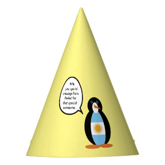Chapéu De Festa Bandeira Argentina Pinguim Falante Ms