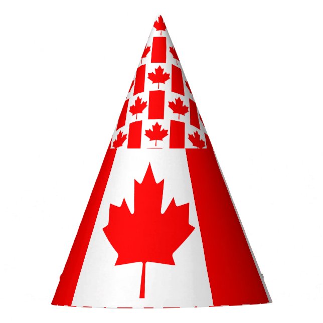 Chapéu De Festa Bandeira canadense (Frente)