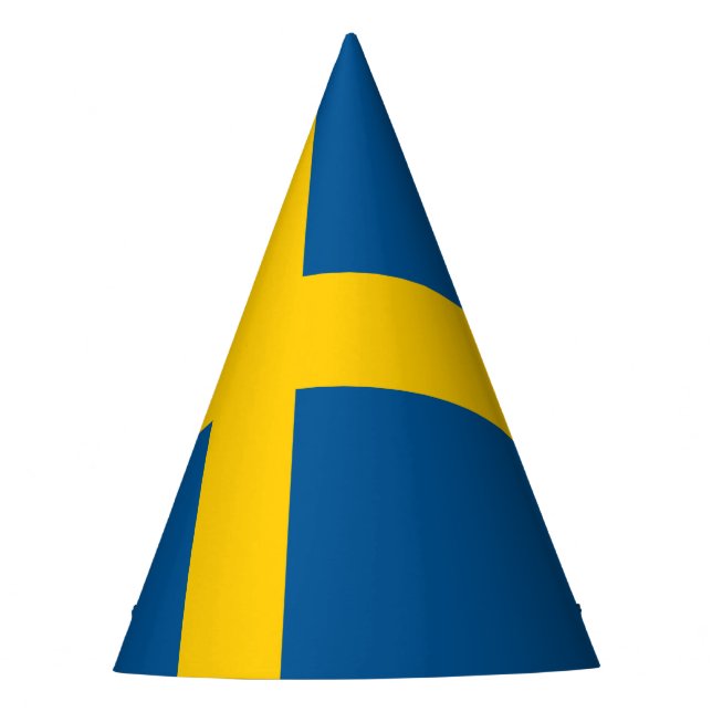 Chapéu De Festa Bandeira da suecia (Frente)