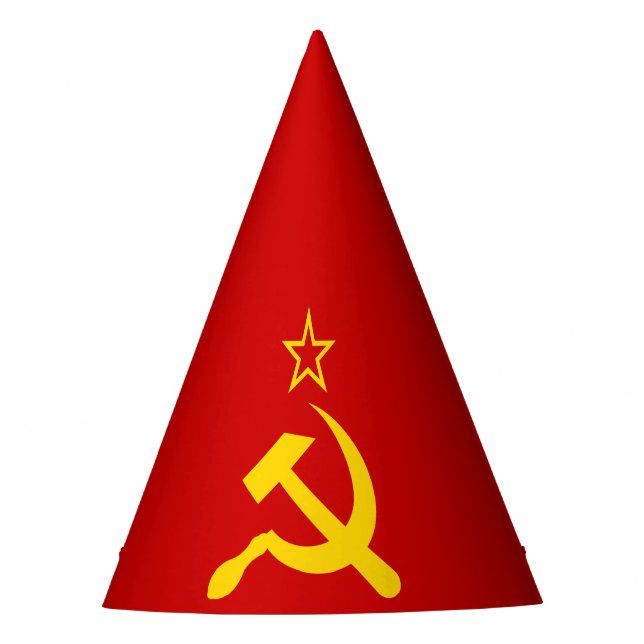 Chapéu De Festa Bandeira da URSS - Bandeira da União Soviética (Frente)