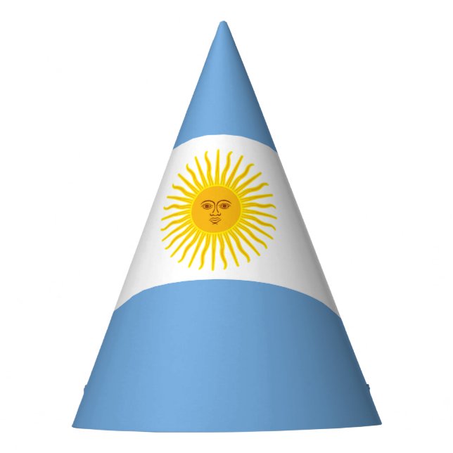 Chapéu De Festa Bandeira de Argentina (Frente)