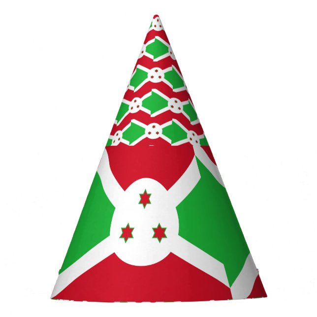 Chapéu De Festa Bandeira de Burundi (Frente)