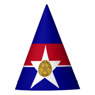 Chapéu De Festa Bandeira de Dallas, Texas Party Hat