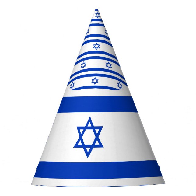Chapéu De Festa Bandeira de Israel (Frente)