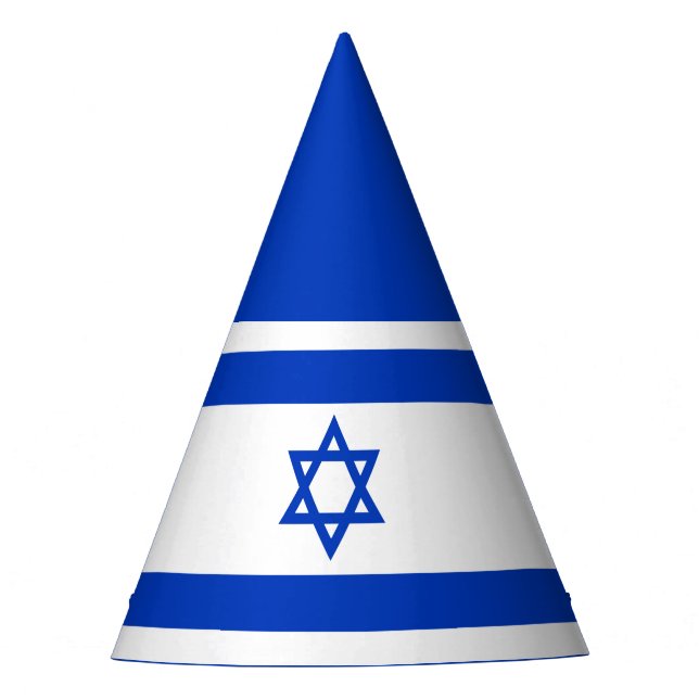 Chapéu De Festa bandeira de Israel (Frente)