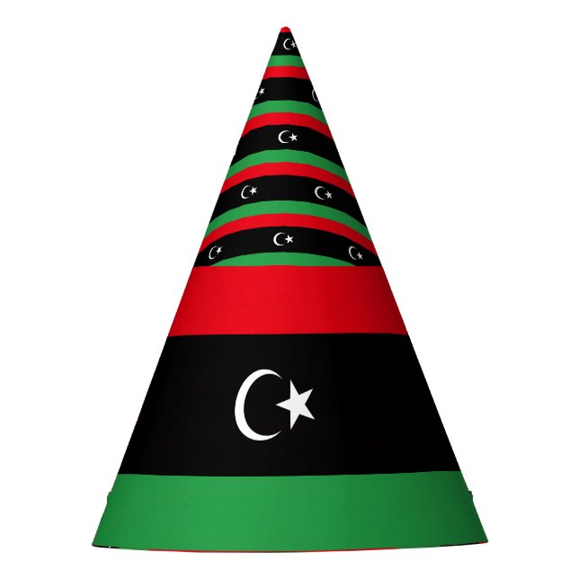 Chapéu De Festa Bandeira de Líbia (Frente)