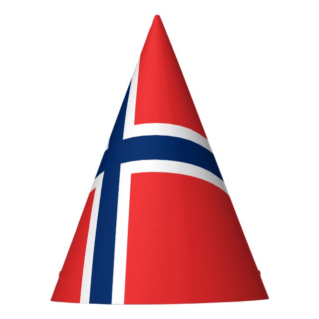 Chapéu De Festa Bandeira de Noruega (Frente)