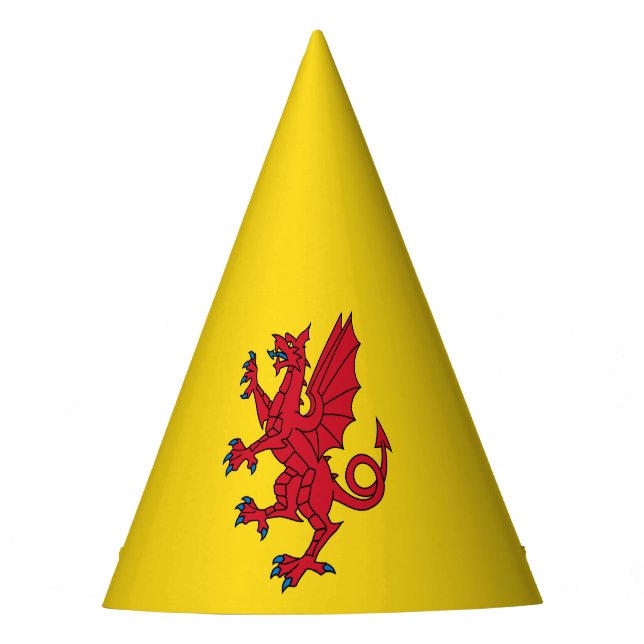 Chapéu De Festa Bandeira de Somerset (Frente)