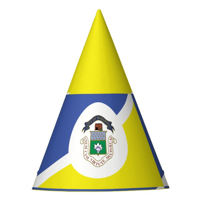 Chapéu De Festa Bandeira de Winnipeg, Manitoba  (Frente)