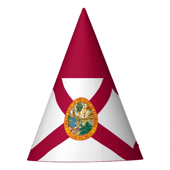Chapéu De Festa Bandeira do Estado da Flórida (Frente)