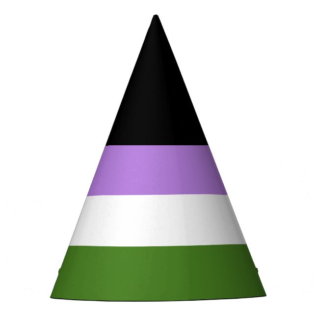 Chapéu De Festa Bandeira do Orgulho Queer (Frente)