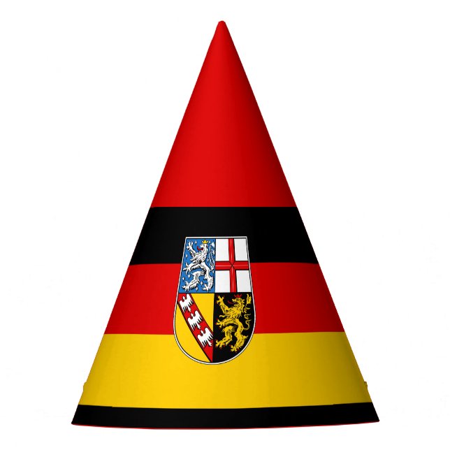 Chapéu De Festa Bandeira do Partido Sarre Hat (Frente)