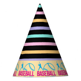 Chapéu De Festa Baseball Girl Birthday, Baseball Player Gift Party
