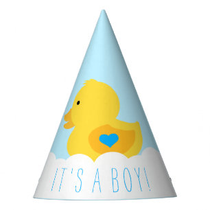 Chapéu De Festa Bath de Borracha Ducky É um Chá de fraldas