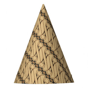 Chapéu De Festa Batik Parang, Padrão Indonésia, Javanês, Étnico