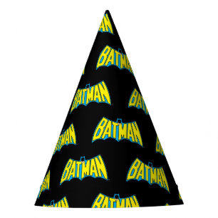 Chapéu De Festa Batman Logotipo Amarelo Vintage