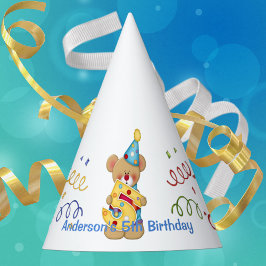 Chapéu De Festa Belo Urso de 5 Festas de 5 Anos
