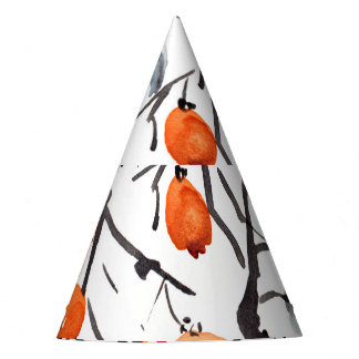 Chapéu De Festa Berries de Tinta de Água Deixa Ilustração
