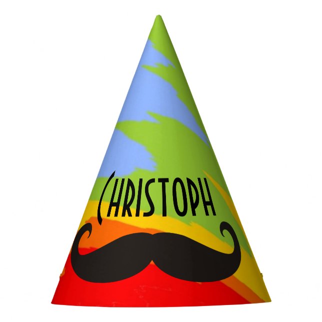 Chapéu De Festa bigode / bigode / Schberrbart + suas ideias (Frente)