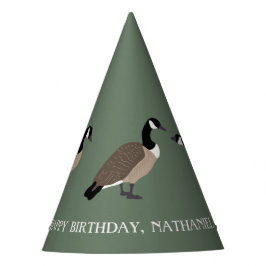 Chapéu De Festa Bird Lovers Canada Geese Ilustração Personalizada