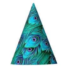 Blue Green Party Hat