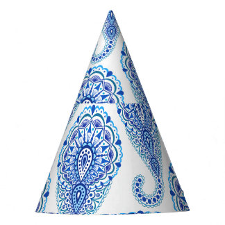 Chapéu De Festa Boho Chic Paisley Seamless Oriental