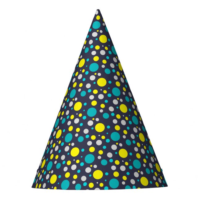 Chapéu De Festa Bolhas Coloridas Sortudas (Frente)