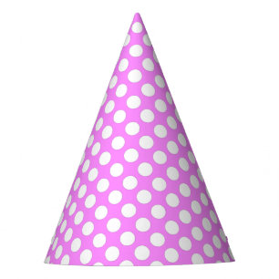 Chapéu De Festa bolinhas de festas cor-de-rosa
