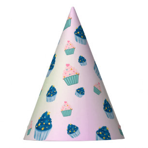 Chapéu De Festa Bolo de xícara doce e segundo aniversário de borrã