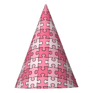 Chapéu De Festa Bonita Quebra-cabeça Rosa Rosa Rosa Rosa, Piece