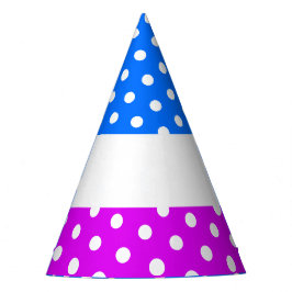 Chapéu De Festa Bonito Brilho, Cor-de-rosa, branco-polca com traço