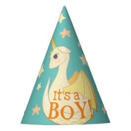 Chapéu De Festa Bonito É Um Dragão De Aniversário De Bebê Menino P