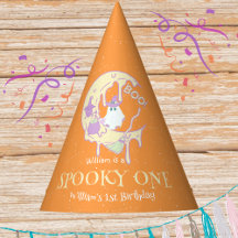 Boo Little Ghost Spooky Um primeiro aniversario de