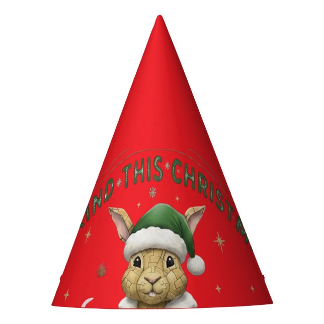Chapéu De Festa Bunnyverse christmas (Frente)