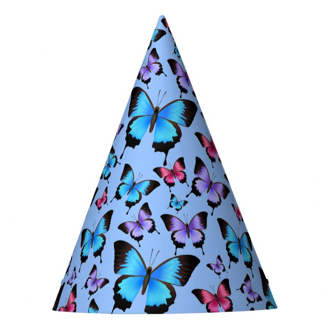 Chapéu De Festa Butterflies do Party Hat (Frente)