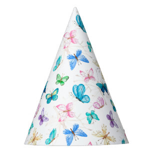 Chapéu De Festa Butterflies do Party Hat