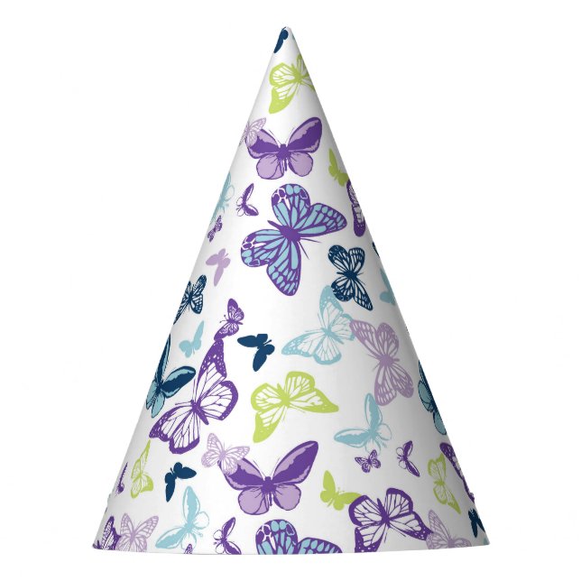 Chapéu De Festa Butterflies do Party Hat (Frente)