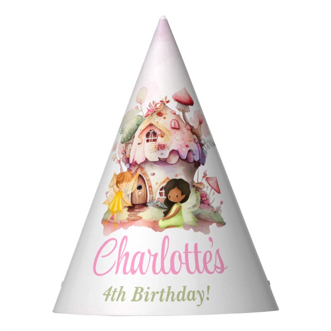 Chapéu De Festa Cabra de Festa de aniversário de Flautim e Twirl (Frente)