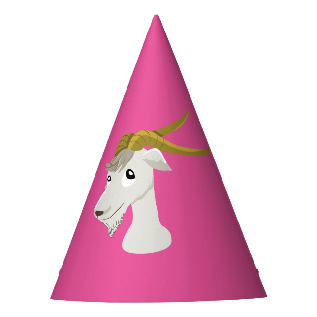Chapéu De Festa Cabra selvagem fofa desenho animado (Frente)
