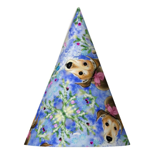 Chapéu De Festa Cachorro Cachorro Festa de Papelão (Esquerda)